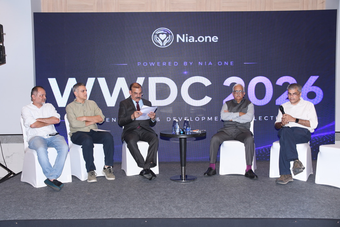 An industry panel discussion at a Nia event